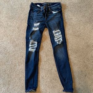 American Eagle ripped jeans